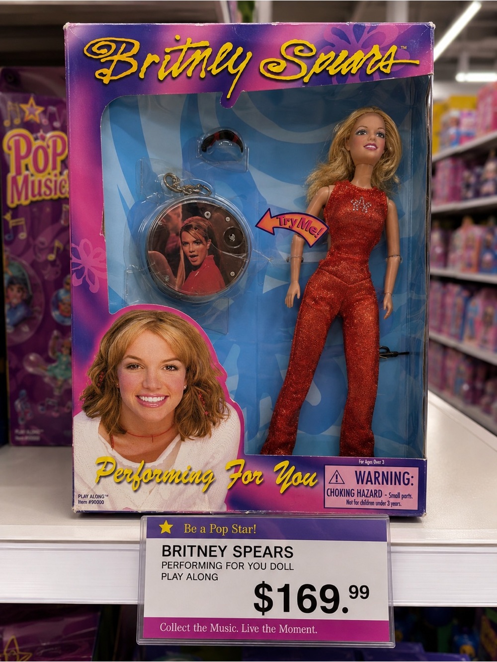 Britney Spears Doll Performing For You Play Along 1999 Red Jumpsuit New In Box